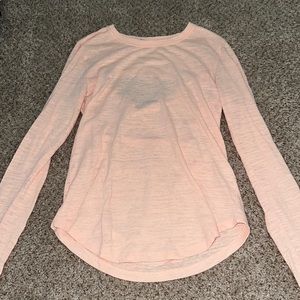 Zella Peach Longsleeve Workout Top